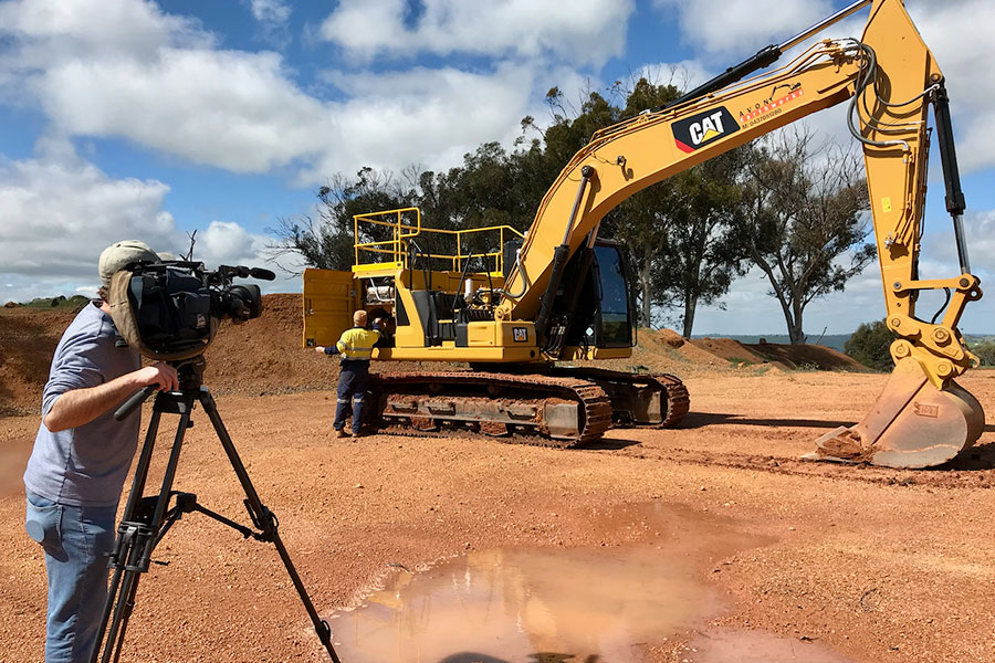 Inspireworks crew on location